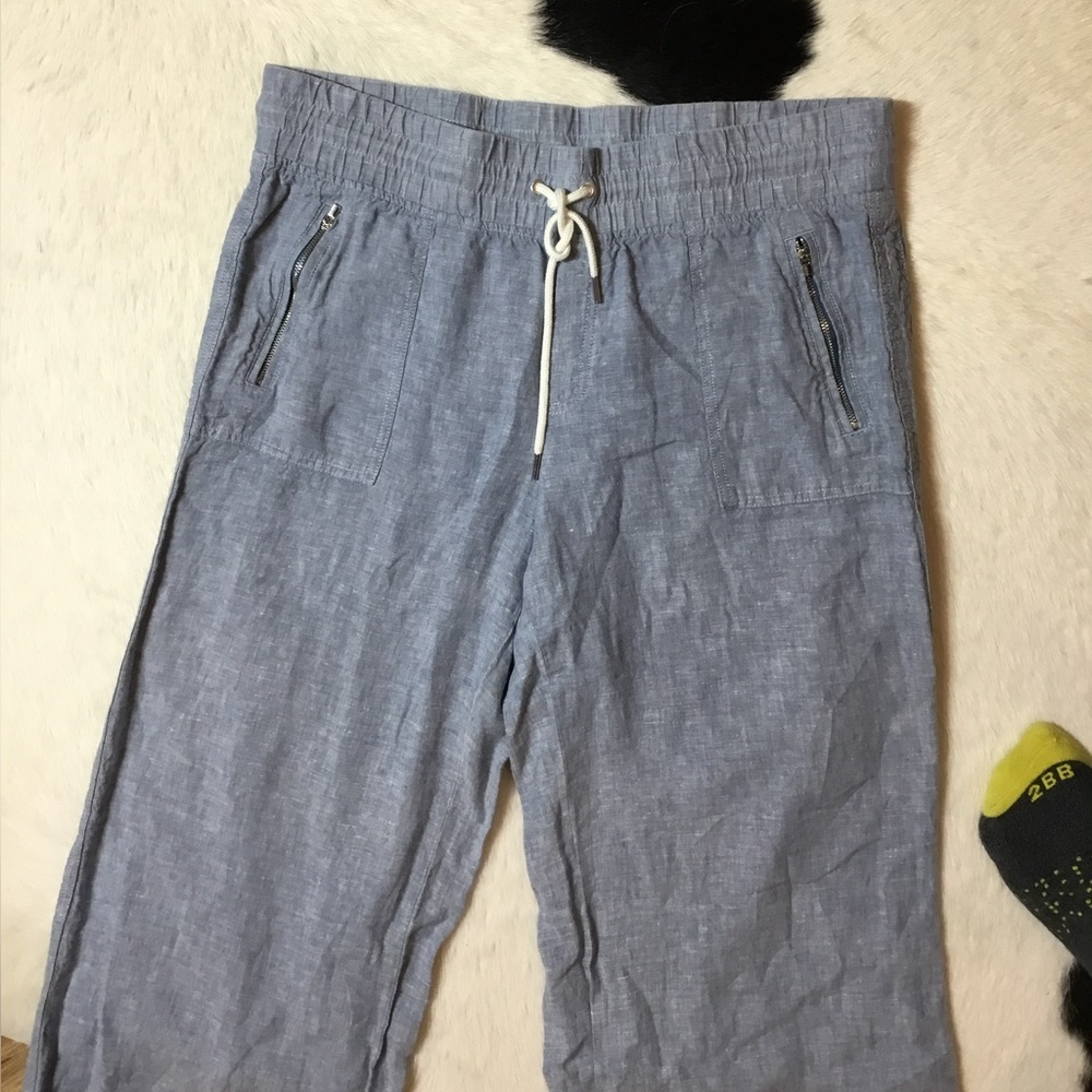 Athleta Cabo Linen Wide Leg Pants - Picture 6 of 10